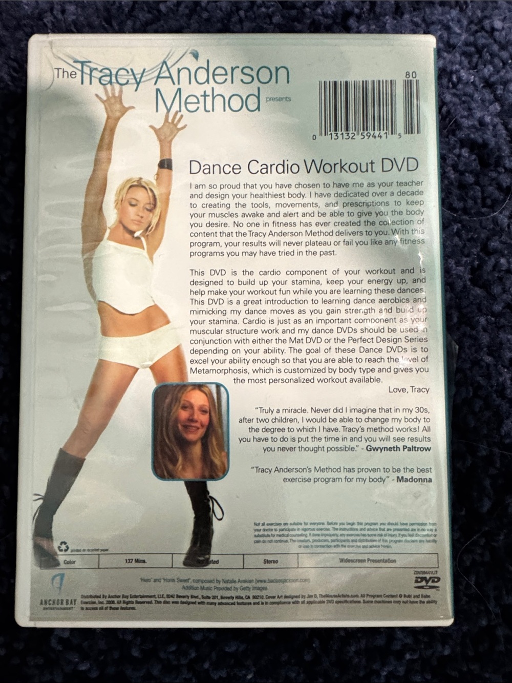 Tracy Anderson Method Dance Cardio Workout DVD - - Picture 2 of 2